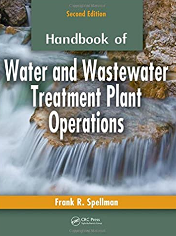 غلاف كتاب Handbook of Water and Wastewater Treatment Plant Operations بقلم فرانك سبيلمان غلاف كتاب Handbook of Water and Wastewater Treatment Plant Operations بقلم فرانك سبيلمان
